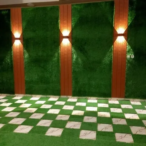 تركيب عشب صناعي